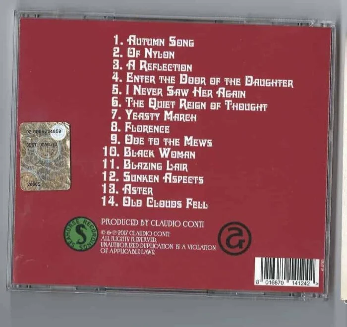 Claudio Conti – Garnet Dusk  (cd autografato)