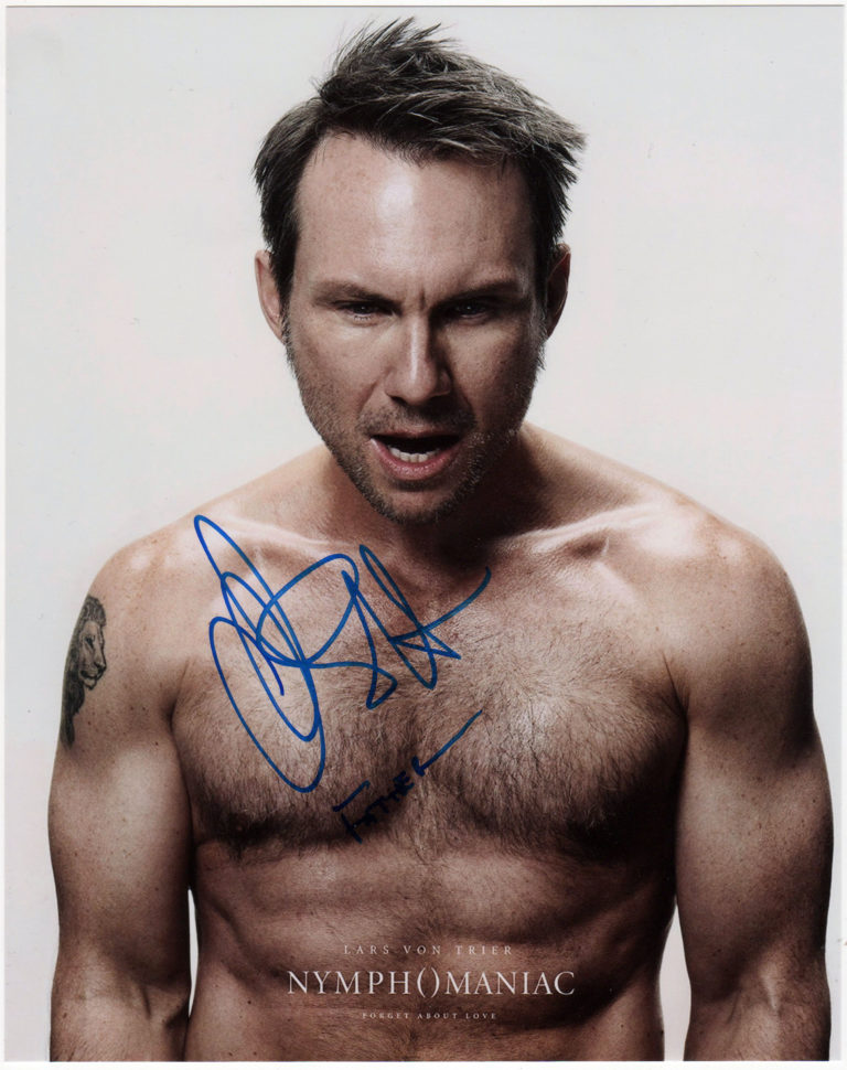Christian Slater – Nymphomaniac – Foto Autografata 20×25