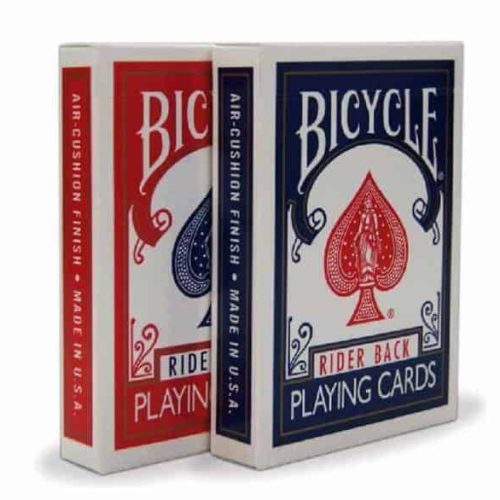 USA Bicycle Carte da poker: set Red+Blue