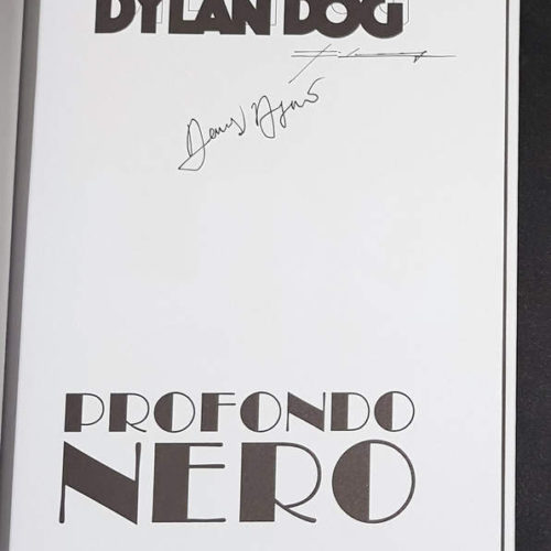 Dylan Dog 0002B Profondo nero. Variant Mondadori Store. Copia autografata da Corrado Roi e Dario Argento