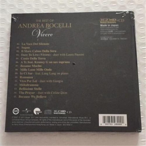 Andrea Bocelli Vivere The Best Of K2 HD 02