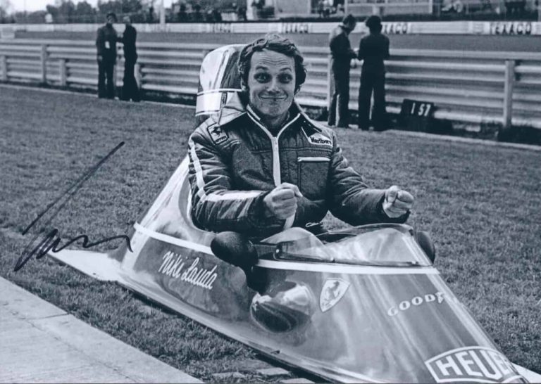 Niki Lauda foto autografata hand signed – con Certificato di Autenticità nl12
