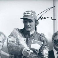 Niki Lauda foto autografata hand signed - con Certificato di Autenticità nl15