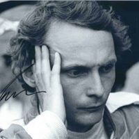 Niki Lauda foto autografata hand signed - con Certificato di Autenticità nl16