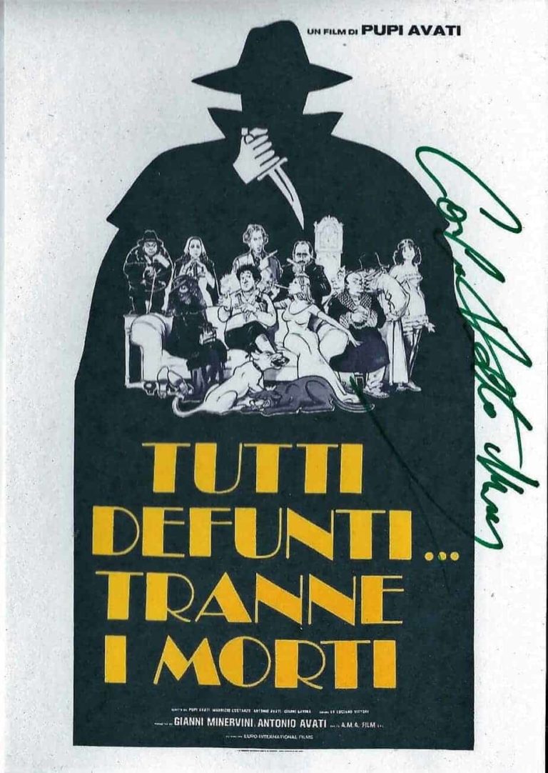 Carlo Delle Piane 14x21CM Hand Signed Card COA (cdp002)