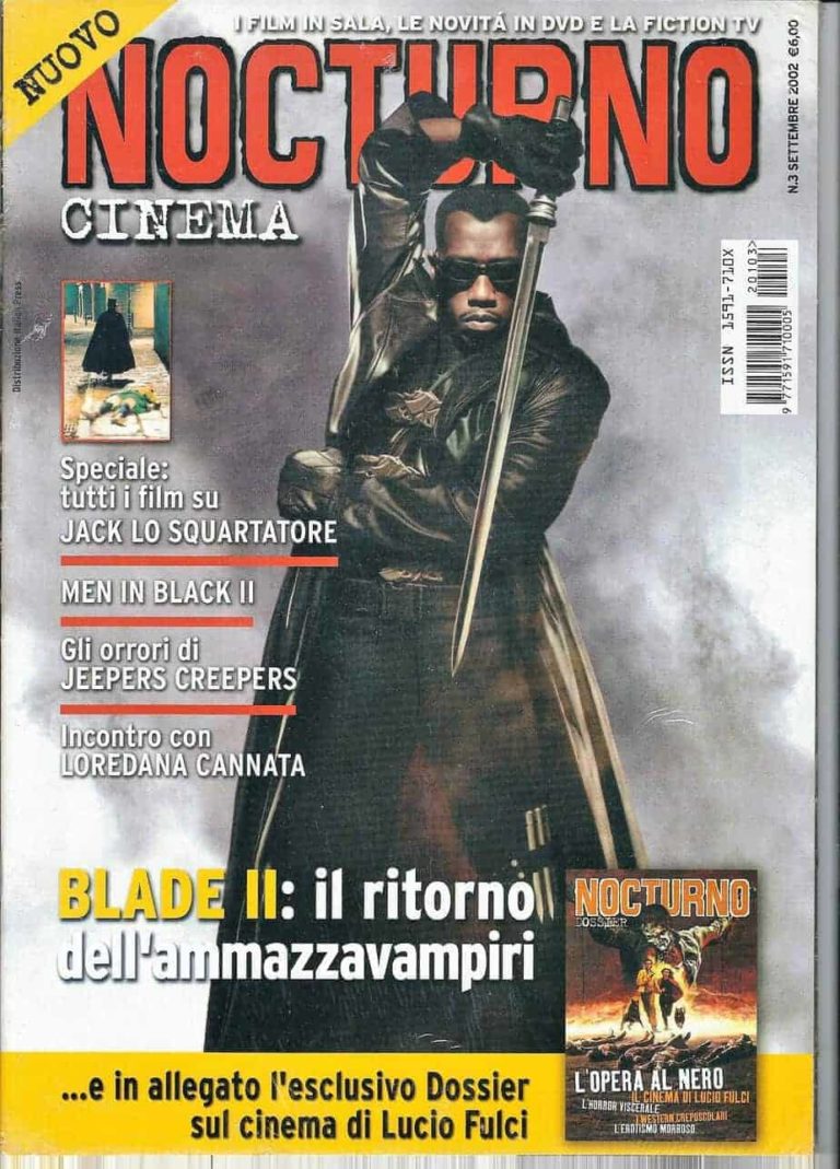 Nocturno Cinema n 3 settembre 2002 + dossier sul cinema di Lucio Fulci (celofanato)