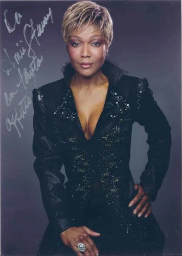 Amii Stewart Hand Signed Photo Autografo 21x29cm with COA ITP as03