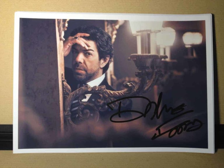 Pierfrancesco Favino Hand Signed Autografato Foto Photo 14x21cm COA 024766