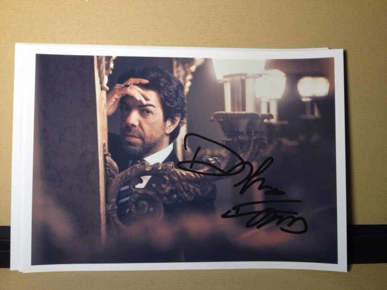 Pierfrancesco Favino Hand Signed Autografato Foto Photo 14x21cm COA 024763