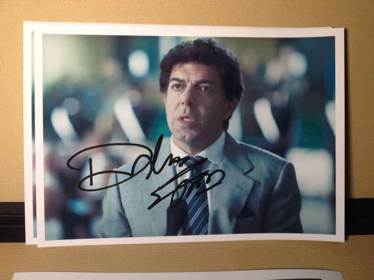 Pierfrancesco Favino Hand Signed Autografato Foto Photo 14x21cm COA 024762