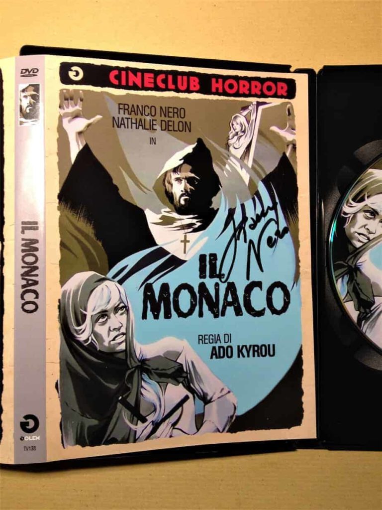 Franco Nero Hand Signed “Il Monaco” dvd