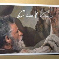 Enrico Lo Verso Hand Signed Autografato COA 14x21 cm elv02