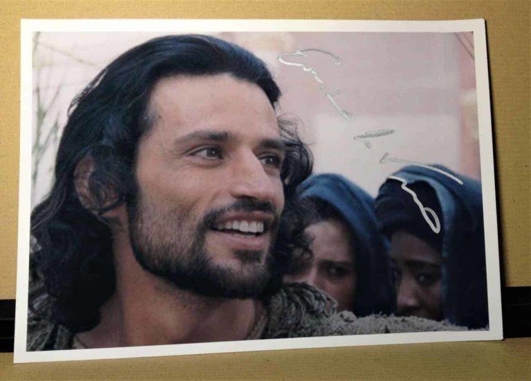 Enrico Lo Verso Hand Signed Autografato COA 14×21 cm elv07