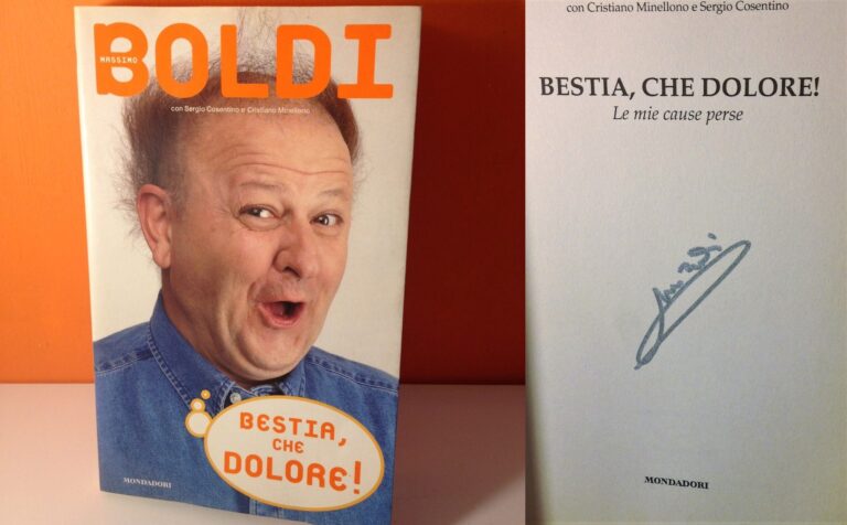 Bestia che dolore – Libro autografato da Massimo Boldi