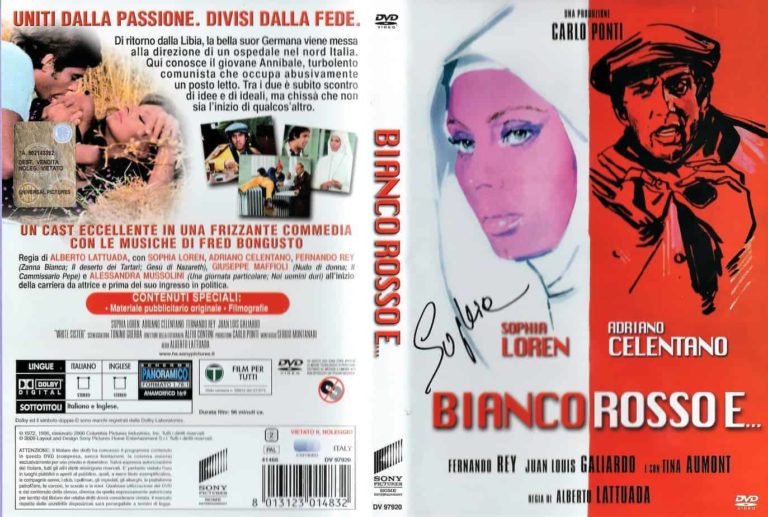Sophia Loren – Bianco Rosso e… DVD Hand Signed Autografato COA