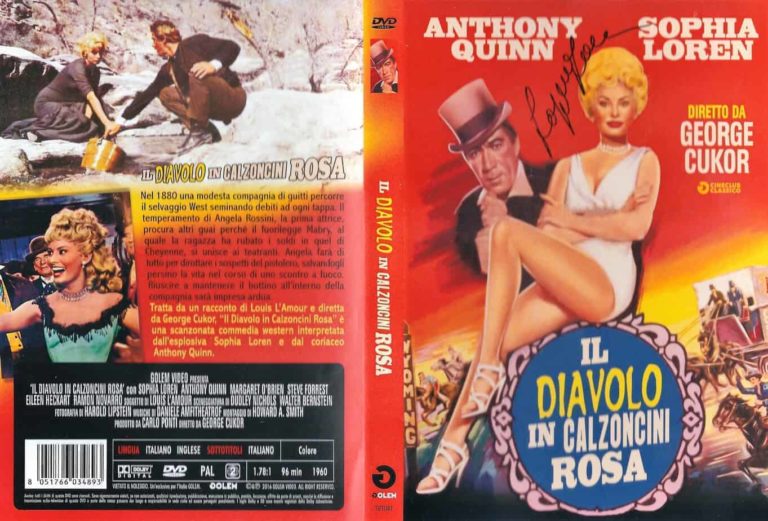 Sophia Loren – Il Diavolo in calzoncini rosa DVD Hand Signed Autografato COA