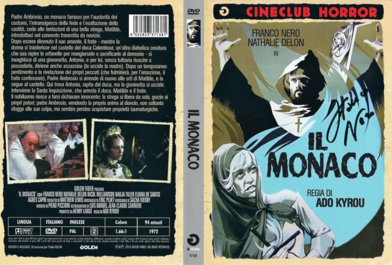 Franco Nero Hand Signed “Il Monaco” dvd
