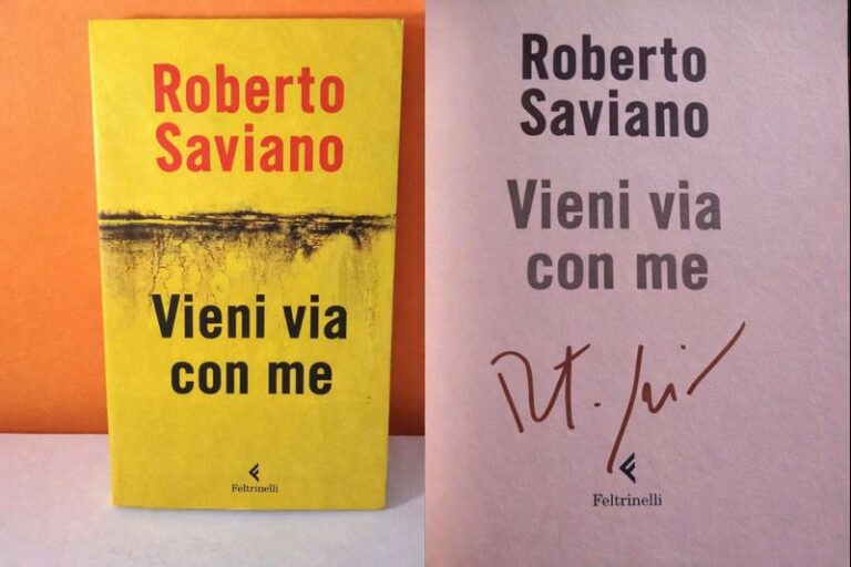 Vieni Via con Me – Libro autografato da Roberto Saviano