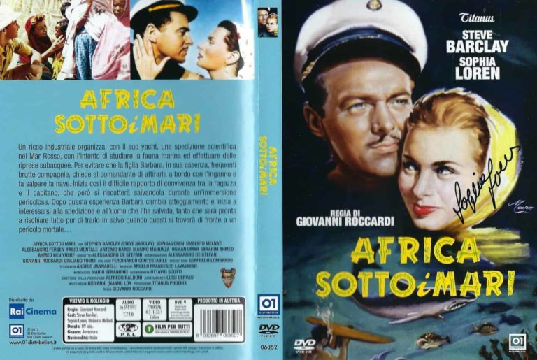 Sophia Loren – Africa sotto i mari DVD Hand Signed Autografato COA