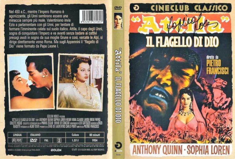 Sophia Loren – Attila il Flagello di Dio DVD Hand Signed Autografato COA