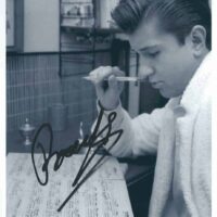 Bobby Solo Foto Autografata Autografo Original signed 14x21CM COA 024565