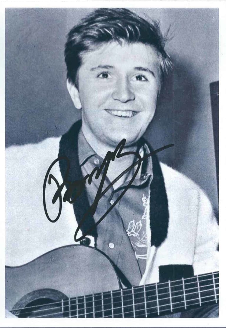 Bobby Solo Foto Autografata Autografo Original signed 14x21CM COA 024561
