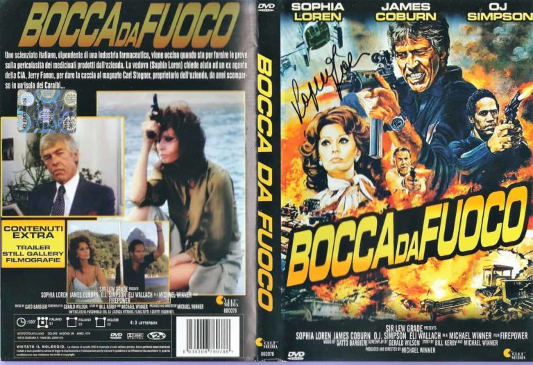 Sophia Loren – Bocca Da Fuoco DVD Hand Signed Autografato COA