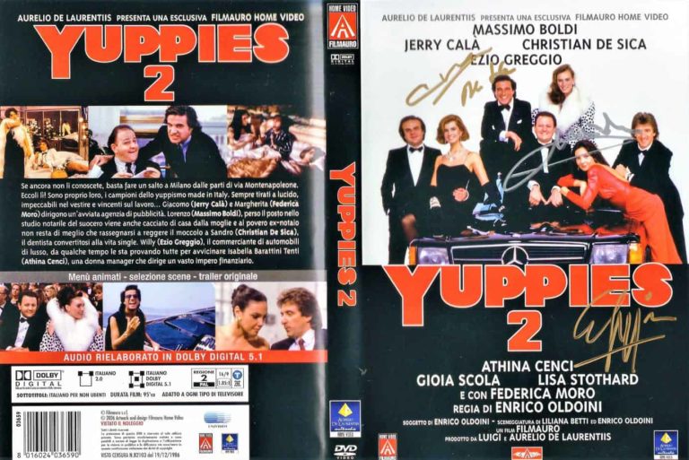 Yuppies 2 – Christian De Sica, Massimo Boldi, Ezio Greggio (dvd autografato) con COA