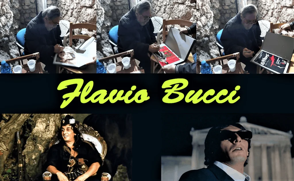 Flavio Bucci: dvd L' ultimo treno della notte - Hand Signed - Autografato