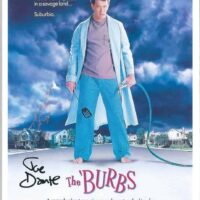 JOE DANTE: card 14x21cm The Burbs - Hand Signed - Autografato