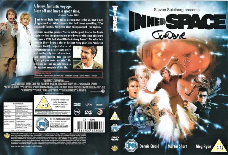 JOE DANTE: dvd Inner Space – Hand Signed – Autografato