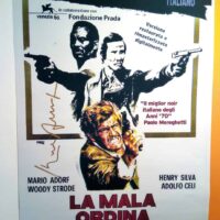 Mario Adorf hand signed photo 42x29cm foto autografata - LA MALA ORDINA