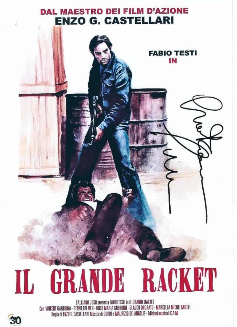 Orso Maria Guerrini hand signed photo 21x29cm foto autografata – IL GRANDE RACKET (02)