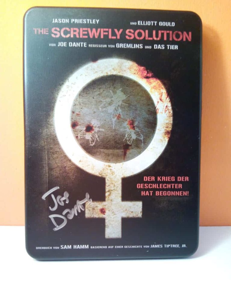 JOE DANTE: dvd The Screwfly Solution – Hand Signed – Autografato (box metalo- inglese/tedesco NO italiano) 02