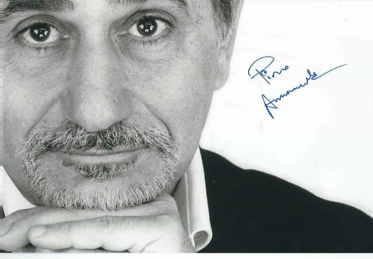 Pino Ammendola – Hand Signed Photo Foto Autografata (circa 30×20 cm) 024714