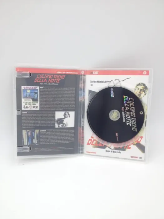 Flavio Bucci: dvd L' ultimo treno della notte - Hand Signed - Autografato
