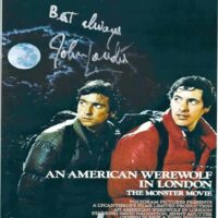 John Landis - An american werewolf in London - hand signed photo 20x25cm