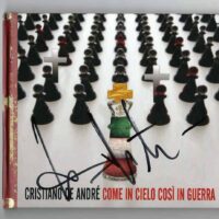 Cristiano De André - Come in cielo così in guerra - cd autografato hand signed 02