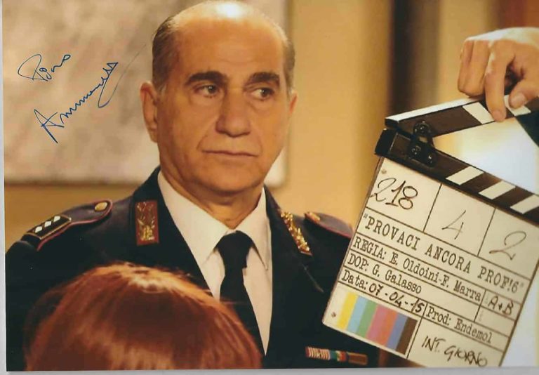 Pino Ammendola – Hand Signed Photo Foto Autografata (circa 30×20 cm) 024699