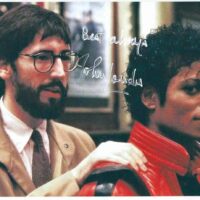 John Landis - Michael Jackson: Thriller - hand signed photo 20x25cm