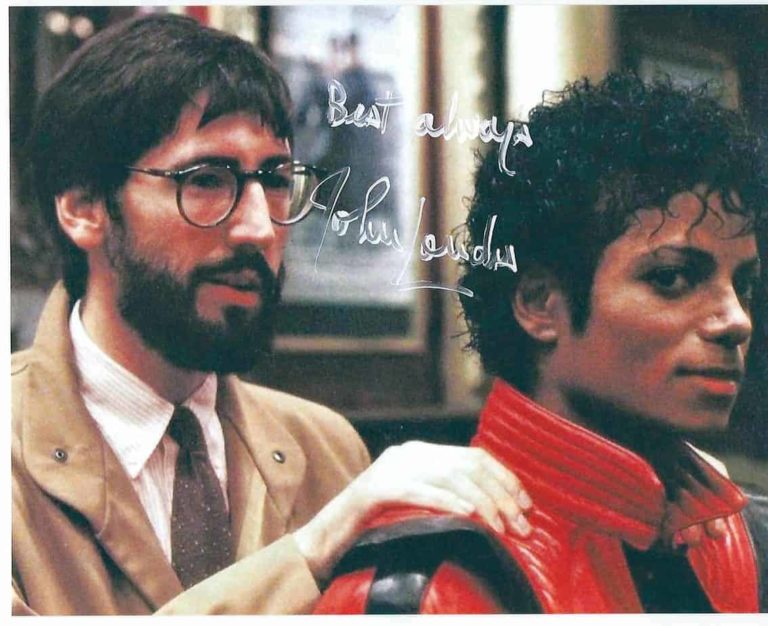 John Landis – Michael Jackson: Thriller – hand signed photo 20x25cm