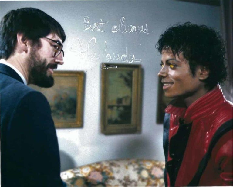 John Landis – Michael Jackson: Thriller – hand signed photo 20x25cm (02)