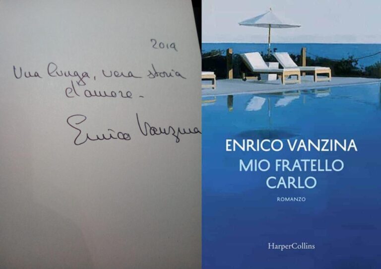 Mio fratello Carlo – Libro autografato da Enrico Vanzina