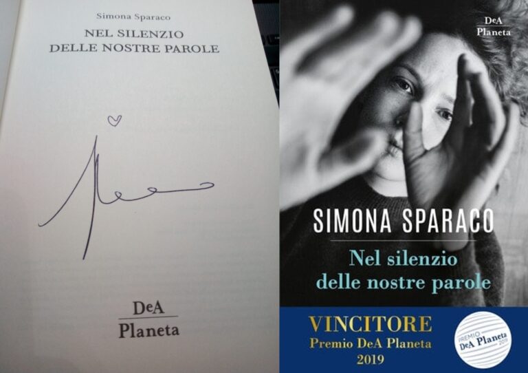 Nel silenzio delle nostre parole – Libro autografato da Simona Sparaco