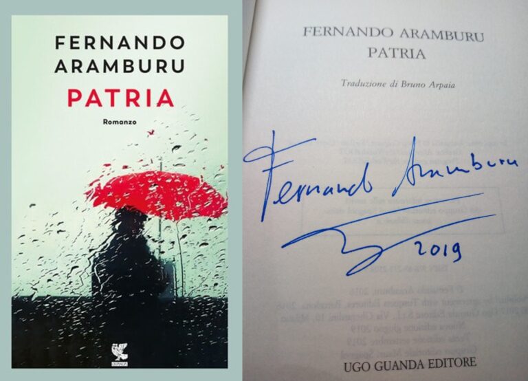 Patria – Libro autografato Fernando Aramburu