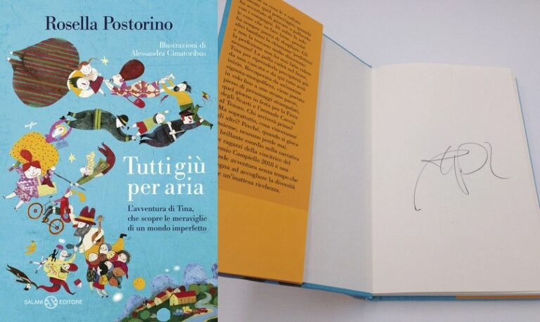 Tutti giù per aria – libro autografato da Rosella Postorino