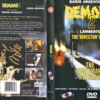 Lamberto Bava + Nancy Brilli : dvd Demons 2 - The Nightmare Returns: Director's Cut - hand signed autografato
