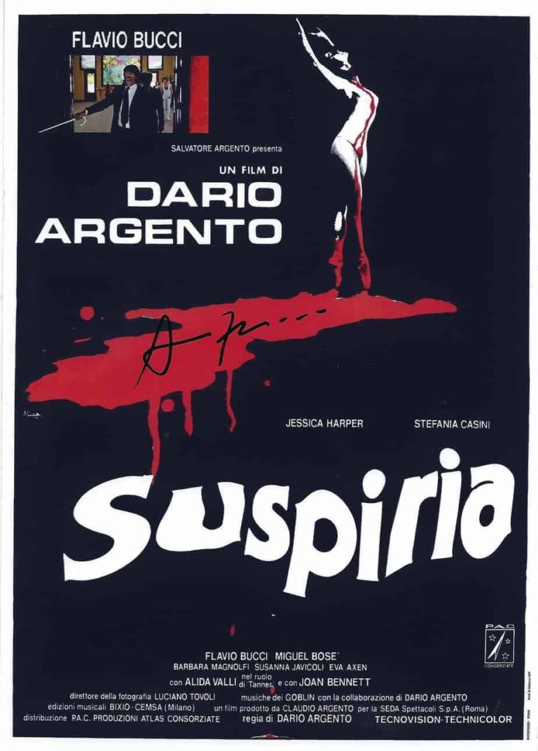 Flavio Bucci: foto SUSPIRIA (21x29cm) – Hand Signed Autografata