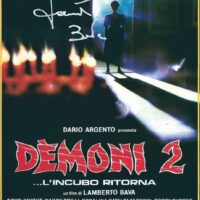 Lamberto Bava: foto 20X25cm DEMONI 2 - hand signed autografata