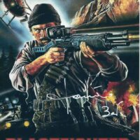 Lamberto Bava: foto 20X25cm BLASTFIGHTER - hand signed autografata